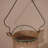 portavaso in ceramica da parete