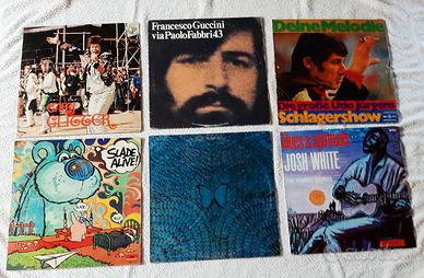 LP 33 GIRI DI GUCCINI - SANTANA - GARY - SLADE