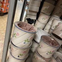 Vasi in ceramica decorati – stile floreale vintag