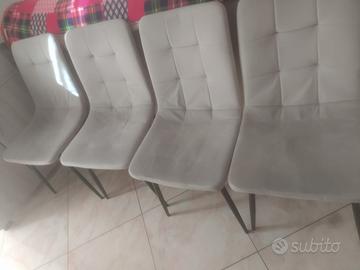 Sedie velluto