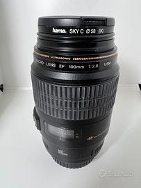 Obiettivo Macro Canon EF100 USM