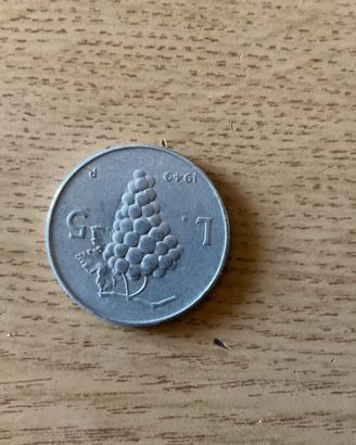 Moneta rara lira italiana