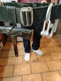vecchio cinturone da pompiere 