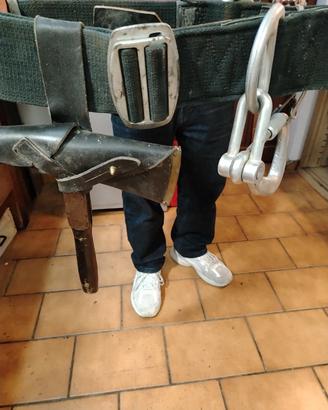 vecchio cinturone da pompiere 