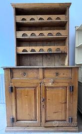 credenza a piattaia periodo fine XIX sec