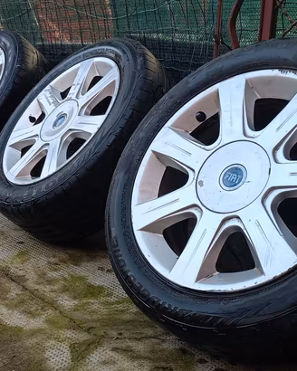 Quattro cerchi in lega 15 pollici Fiat Punto 2°ser