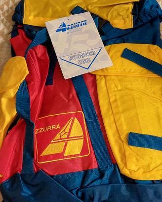 Zaino vintage anni 80 Samsonite azzurra