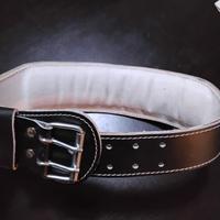 cintura per palestra in cuoio nuova 