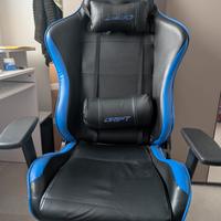 Sedia Gaming Drift (Nero/Blu) - Ergonomica con cus