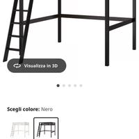 Letto soppalco Ikea Stora 140x200
