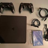 Sony PlayStation4 slim con 2 controller