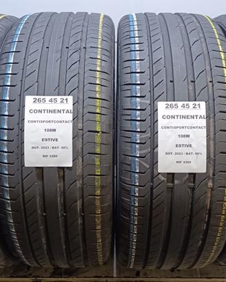 2 GOMME 265 45 21 CONTINENTAL 2023 RIF3309