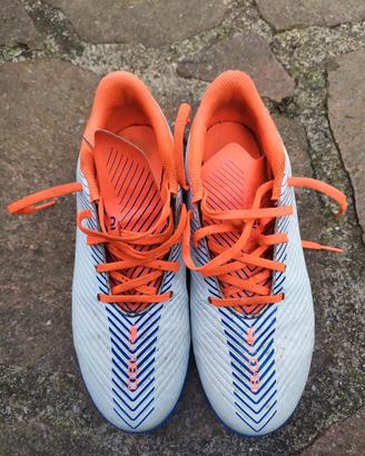 Scarpe calcio 38 tacchetti bassi plastica 