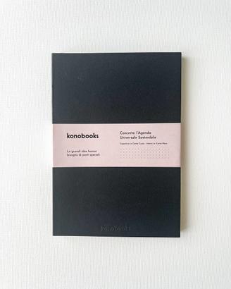Agenda Sostenibile Concrete - Nera