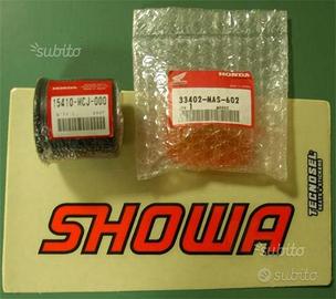 Filtro olio e gemma freccia Honda adesivo Showa