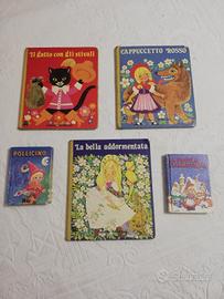 5 libri illustrati vintage fiabe bambini