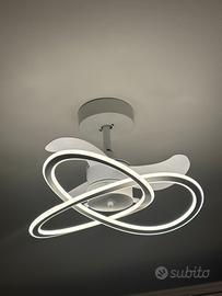 Lampadario con ventilatore