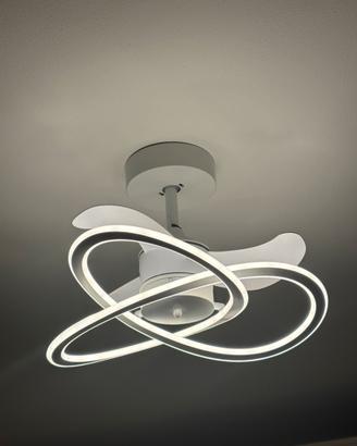 Lampadario con ventilatore