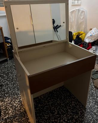 SCRIVANIA / COMODINO CON SPECCHIO