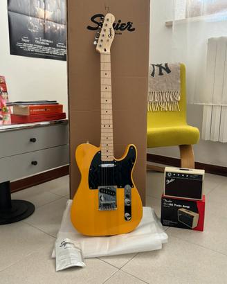 Fender Squier Telecaster + Fender Mini Amp
