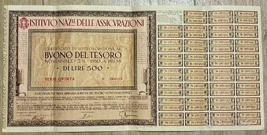 CERTIFICATO DI SOTTOSCRIZIONE AL BUONO DEL TESORO