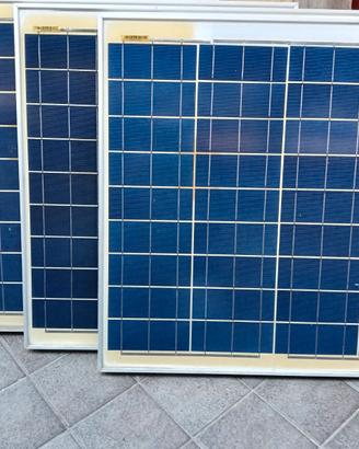 4 Pannelli fotovoltaici policristallino da 50 watt