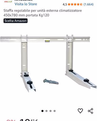 Staffa per condizionatore