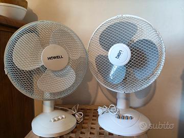 DUE VENTILATORI DA TAVOLO