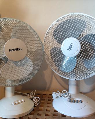DUE VENTILATORI DA TAVOLO