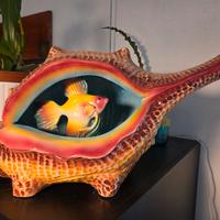 Centrotavola artigianale in ceramica