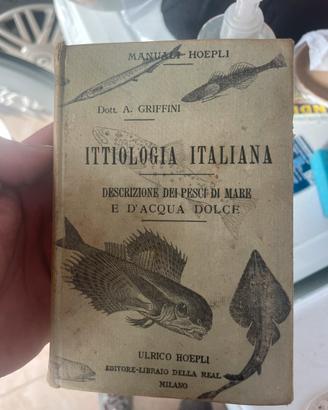 Libro Ittiologia Italiana Griffini