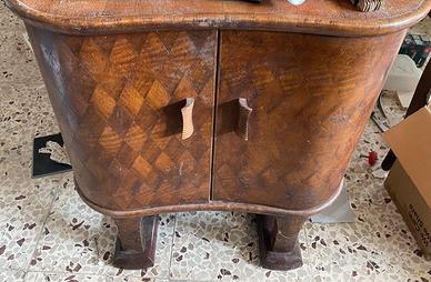 Mobile bar con giradischi vintage