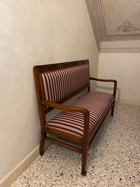 Panca in legno imbottita- 150 cm