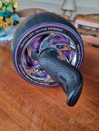 Set Rullo Addominali+tappeto yoga+2 maniglie