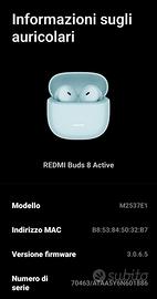 Cuffie/Auricolari Blutooth Redmi buds 8active