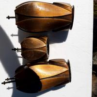 portafiori in bronzo