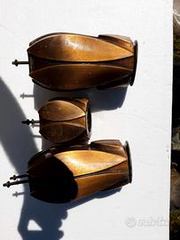 portafiori in bronzo