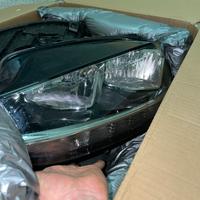 Fari Golf 7.5 Alogeni con striscia led H7-H9