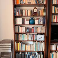 Libreria In Noce Massello In Perfette Condizioni