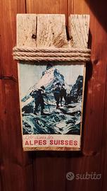 Quadretto Cervino Alpi Svizzere Alpinismo 