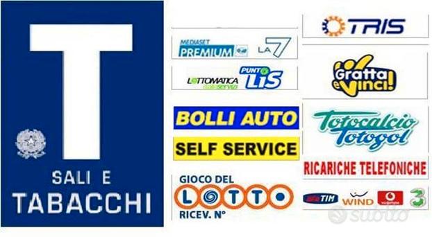 Tabaccheria lotto 10&lotto gratta vinci self 24