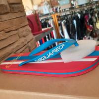 ciabatte flip flop Dsquared2 num 36 nuove con scat
