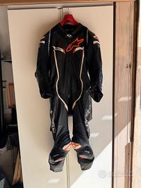 Tuta moto in pelle Alpinestars 