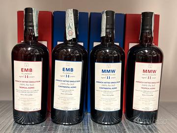 Rum Monymusk Distillery set 4 bt
