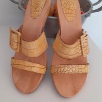 zoccoli in pelle n.41