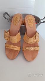 zoccoli in pelle n.41