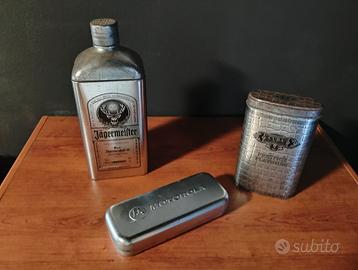 3 Scatole in Latta Jägermeister Motorola Cuba