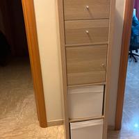Ikea kallax 4 cubi con accessori