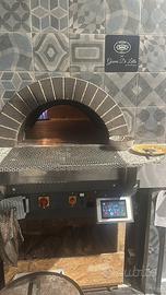 Forno MAM rotante a gas e legna