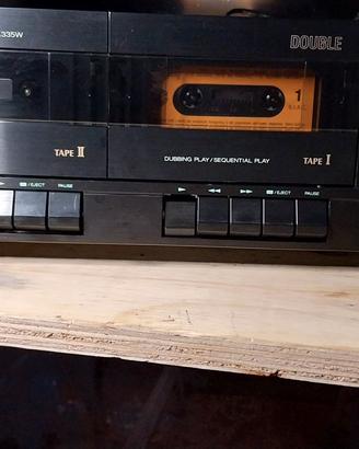 piastra cassette AKAI HX A335W